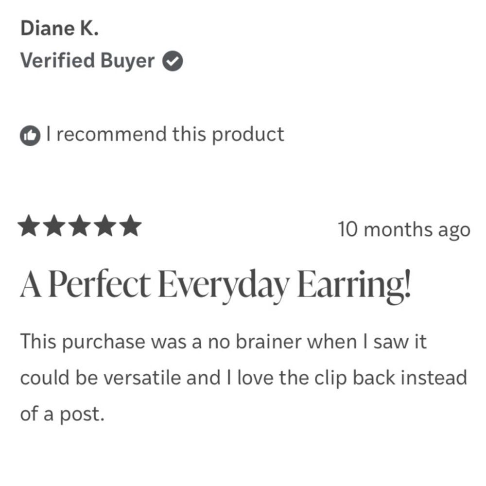 Julie Vos Marbella 2 In 1 Gold Hoop Drop  Earrings - Picture 10 of 15